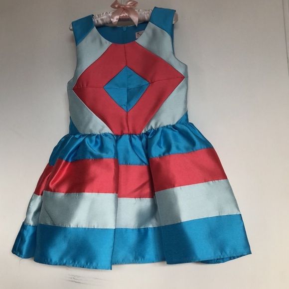 Halabaloo Girls Colorblock Dress, NWT Size 4T - Picture 5 of 6